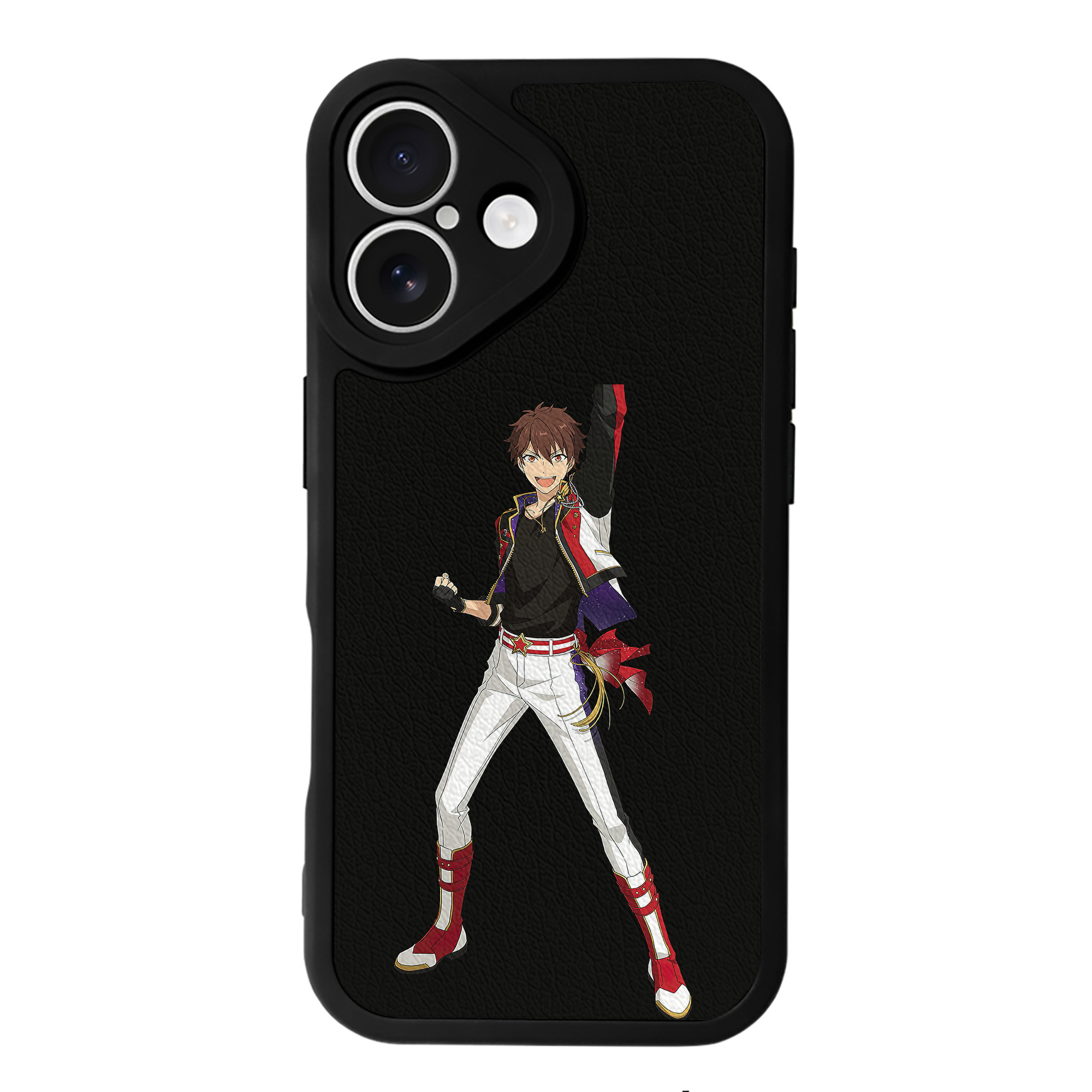 （画像用） あんさんぶるスターズ! Ensemble Stars 【iPhone 16シリーズ対応】シリコンスマホケース（レザー調） 材質：シリコン